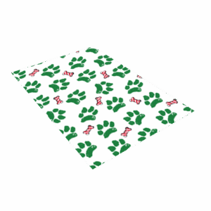 Dog Paw Print - Holiday Mat